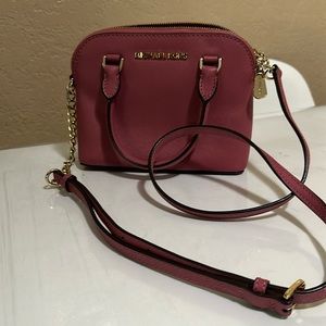 Michael Kors pink crossbody bag